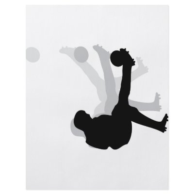 black bicycle kick icon flyers by TomaniacLines