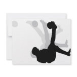 black bicycle kick icon invitations