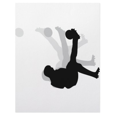 black bicycle kick icon personalized letterhead by TomaniacLines