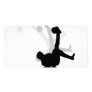 black bicycle kick icon personalized photo card
