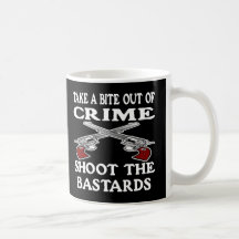 Black Bite Out Crime Bastards Mugs