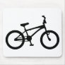 black bmx bicycle mouse pad