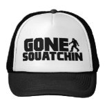 Black Bobo GONE SQUATCHIN Hat Finding Bigfoot