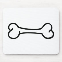 Black bone mousepad