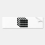 black box icon bumper stickers