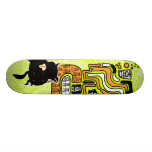 Black bubble monster 2 skate deck