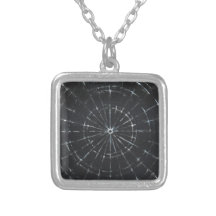 Black Bull's Eye (black minimalism) Necklaces