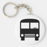 Black Bus Designer Keychain
