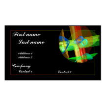 Black business card