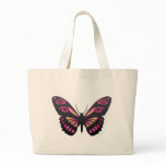 Black Butterfly Canvas Bag