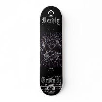 black butterfly flower skateboard decks