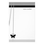 Black Butterfly stationery
