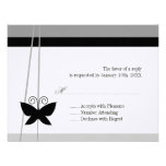 Black Butterfly Response invitations