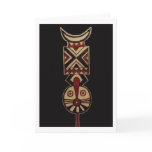 Black Bwa African Masks_Art Blank Greeting Cards