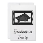 Black Cap Black Tassel Personalized Invitation