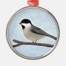 Black-capped Chickadee Bird Lover's Ornament