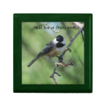 Black-capped Chickadee Keepsake Boxes