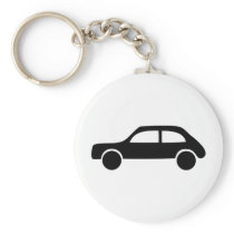 black car icon key chains