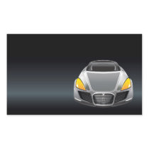 Black car rectangular sticker