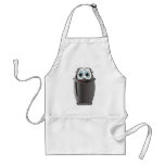 Black Cartoon Refrigerator Apron