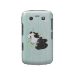 Black cartoon unicorn stars BlackBerry Bold Case casemate cases