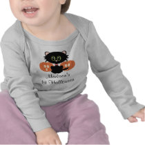 Black Cat 1st Halloween T-Shirt t-shirts