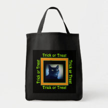 Black Cat 2 Trick or Treat Bag