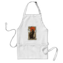 Black Cat - Art Nouveau - Theophile Steinlen Apron