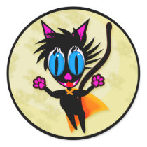 Black Cat...Away! Stickers