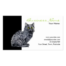 Black Cat Business Card