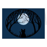 Black Cat Cards Custom Halloween Party Invitations