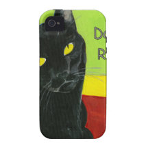 Black Cat Chocolate, Dark and Rich iPhone 4/4S Cases