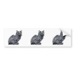 Black Cat cutout Sticker