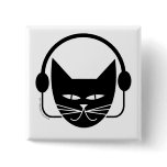Black Cat FM Pin buttons