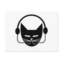 Black Cat FM Postcard