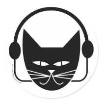 Black Cat FM Sticker