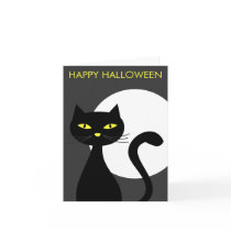 Black Cat Halloween Cards