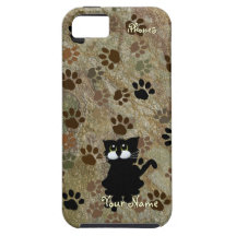 Black Cat iPhone 5 Case