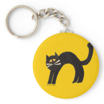 Black Cat Keychain