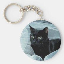 Black Cat Keychain