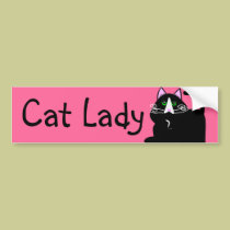 Black Cat Lovers Art Gifts bumper stickers