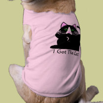 Black Cat Lovers Art Gifts pet clothing