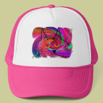 Black Cat Lovers Art Gifts hats