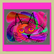 Black Cat Lovers Art Gifts posters
