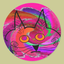 Black Cat Lovers Art Gifts stickers