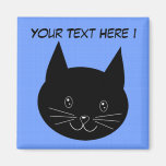 Black Cat Magnets
