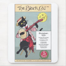 Black Cat Mousepad