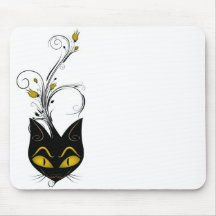 Black Cat Mousepad