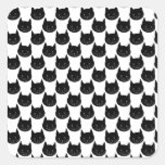 Black Cat Pattern. Stickers