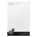 Black Cat Stationery